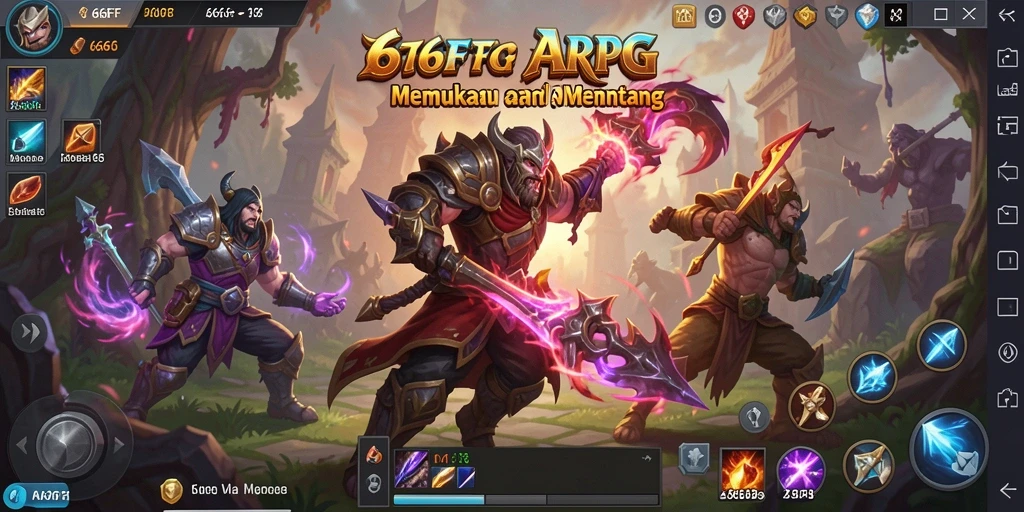 Tangkapan layar yang menunjukkan aksi gameplay intens dari 666FF.