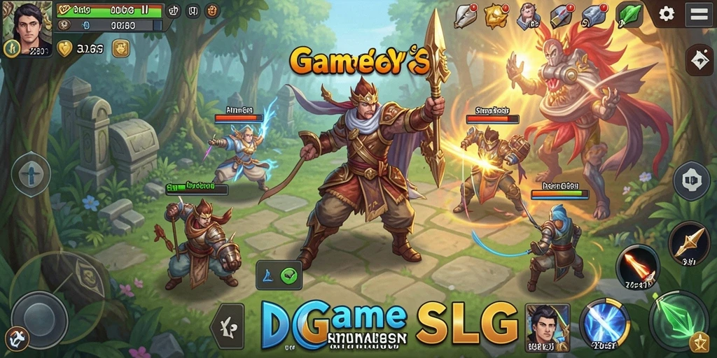 Tampilan gameplay SLG yang menegangkan dan strategi mendalam.