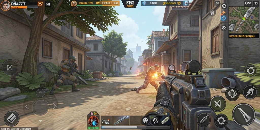 Tangkapan layar utama menampilkan aksi seru dari gameplay TPS.