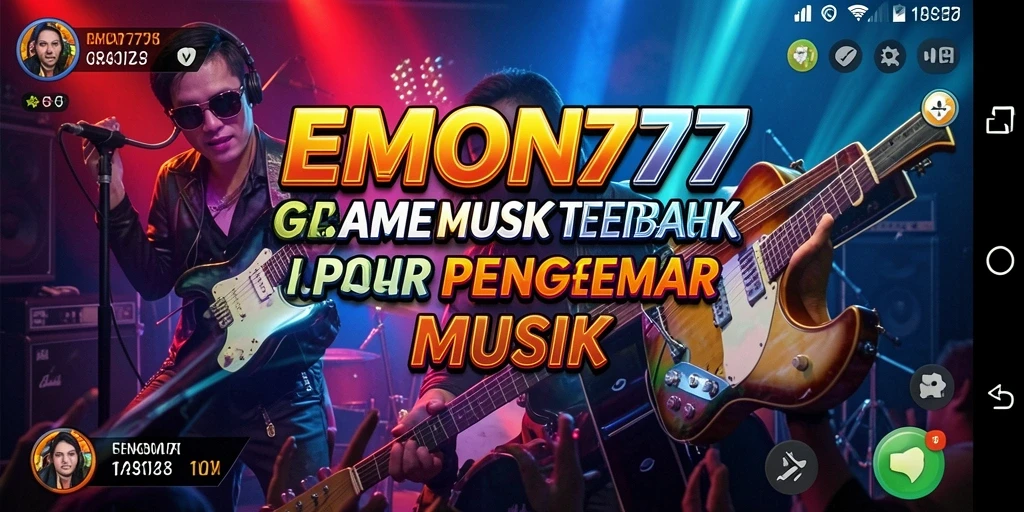 Screenshot gameplay EMON777 menampilkan momen menyenangkan saat pemain berinteraksi dengan musik.
