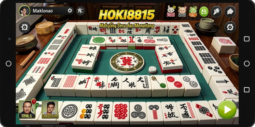 Tangkap momen seru dalam permainan Mahjong HOKI8815.