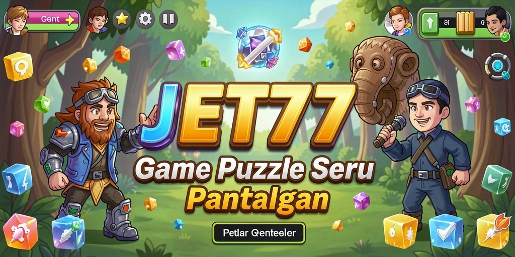 Tampilan gameplay JET77 menampilkan berbagai teka-teki menarik.