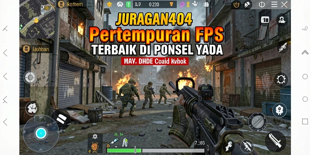 Tampilan aksi mendebarkan dalam gameplay <strong>JURAGAN404</strong>