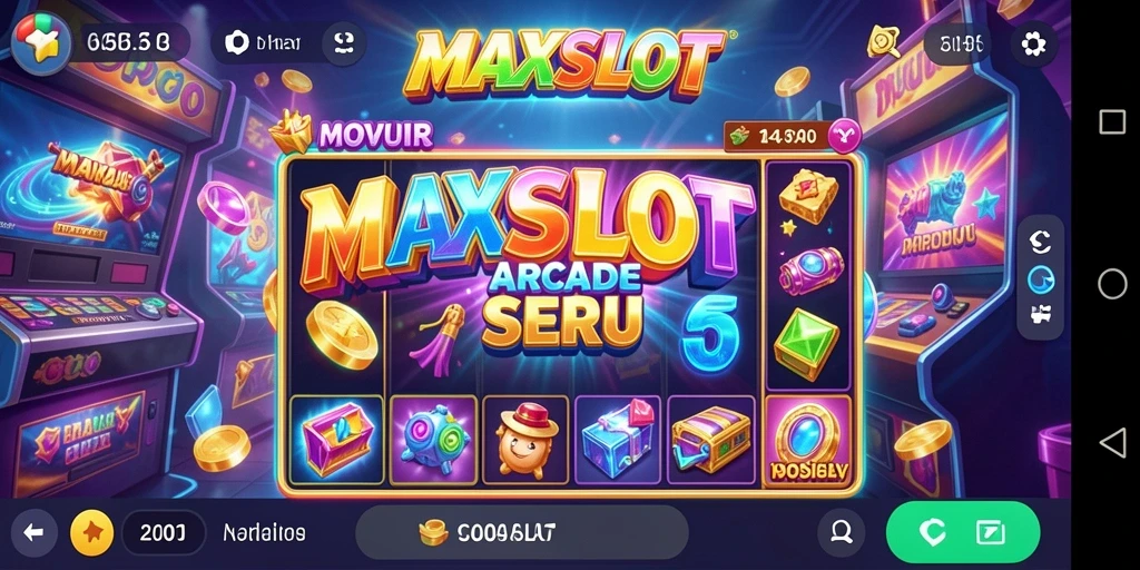 Tampilan gameplay <strong>MAXSLOT</strong> yang seru dan penuh warna.