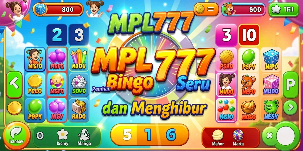 Tampilan gameplay MPL777 yang menarik dengan nuansa Bingo yang seru.
