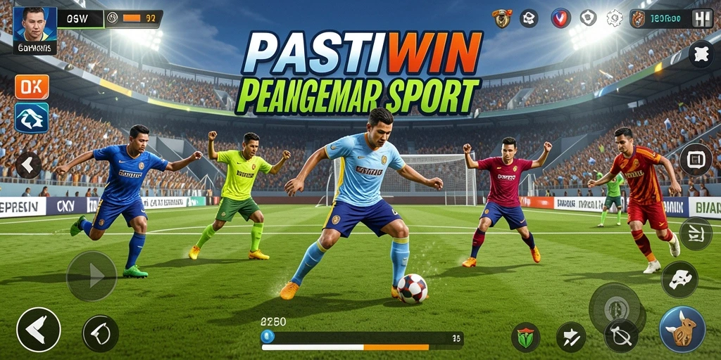 Tampilan seru saat gameplay PASTIWIN dalam pertandingan olahraga.