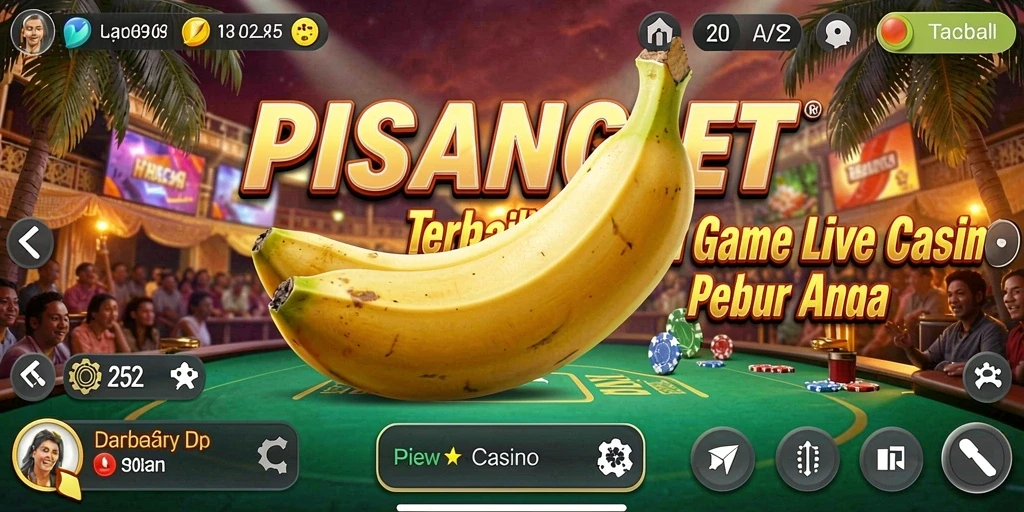 Tampilan gameplay Live Casino yang menarik di PISANGBET.