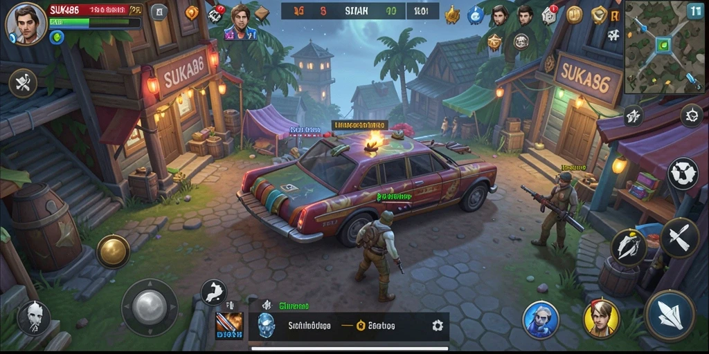 Tampilan gameplay SUKA86 yang menegangkan dan strategis saat bermain.