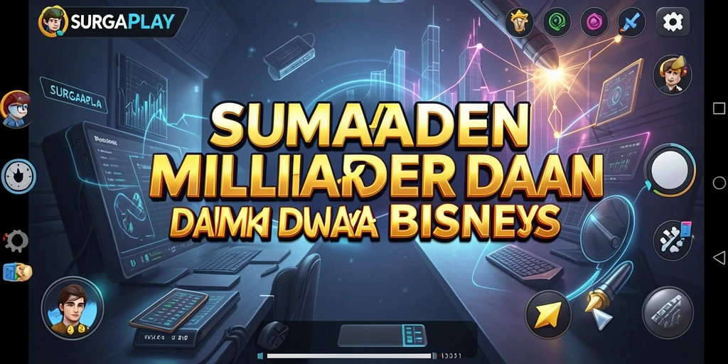 Tampilan gameplay mendebarkan dalam SURGAPLAY, nikmati dunia bisnis yang penuh tantangan.